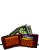 wallet cash - if you have a waller like that, make sure there is something in it to spend