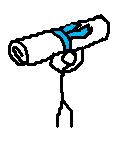 graduate college - a stick person that uh..just, graduated..college