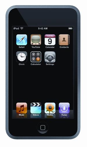iPod touch - Screen view of the iPod touch, Apple's newest and coolest iPod.