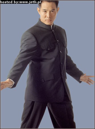 jet li - jet li poses for seven