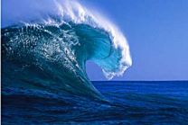 Large ocean wave - Close up of large ocean wave