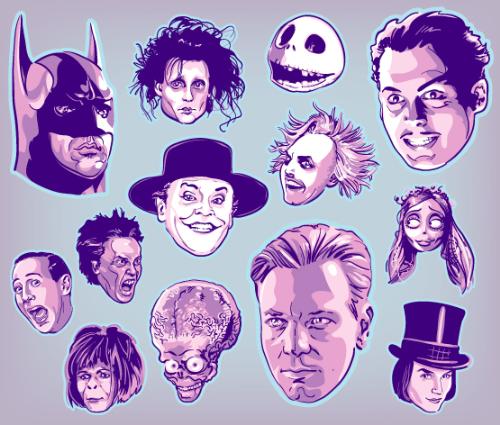 Tim Burton - These are some of Tim Burtons Characters