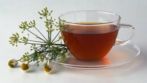 Chamomile tea - Chamomile tea is great for cough, menstrual cramps, and gastric discomfort.