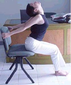 Office Excercise - This is a great idea to keep your day stress free.