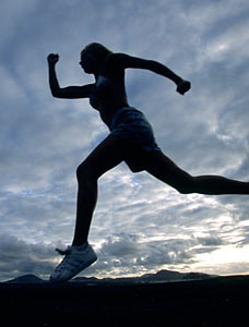 Running Faster - Great exercise alternative, but if you can't run just walk.