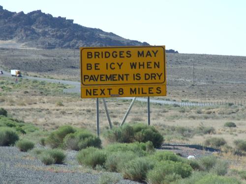 This is a picture of my favorite sign. - We took this picture on the trip I was talking about. I love it. It&#039;s my favorite because it&#039;s so oxy-moronic. 