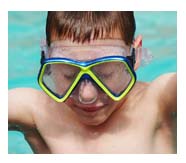 Perserver both in swimming & life - This person is enjoying the water. But before they came to where they could go in the water like this they had to practice until they became comfortable in the water and could swim in it.