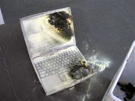 My laptop is hell. - Satan punished it because of too much visit on pornography sites. LOL