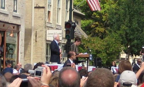 McCain/Palin in Cedarburg, WI - McCain/Palin at the rally in Cedarburg, WI