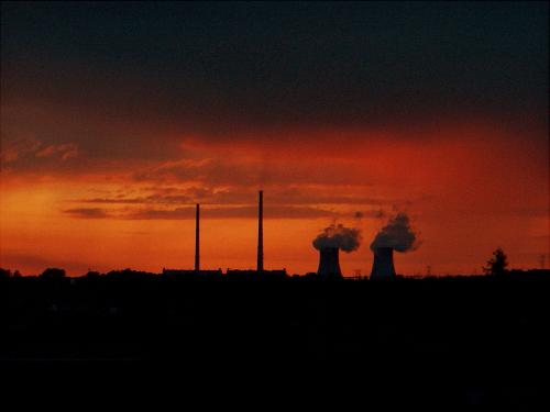Silesian sunset - Sunset in my hometown - Rybnik, Poland
