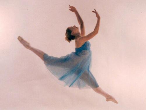 Dance - Beautiful leap in the air, ballet.