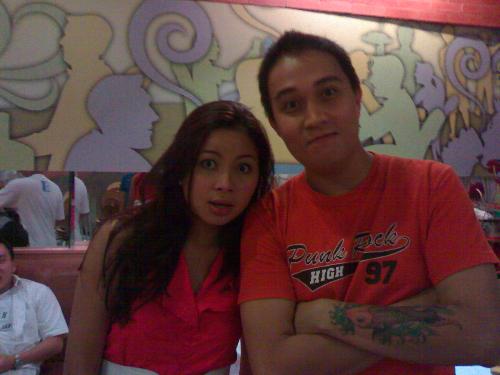 Sitti and Me - Sitti is a Filipina Bossa Nova artist. She's currently in the U.S.A right now doing a series of club gigs. Recently she played in a bar near Madison Square Garden New Yoork City. She's our own Astrud Gilberto. Check out her album Cafe' Bossa.