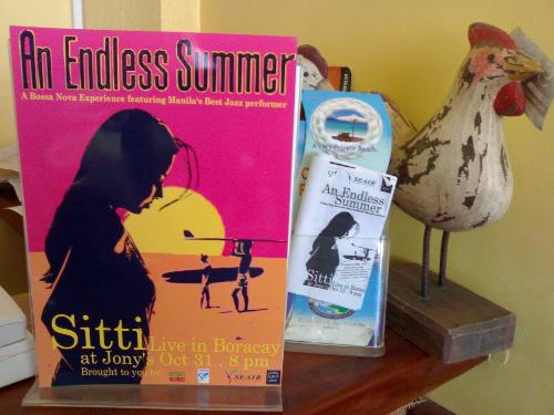 Endless Summer - My first event that I produced. We have the first Bossa Nova artist to make it big in the Philipines and I made sure that I will bring bossa to where it belongs, the beach. It did not give us that much earning but historical wise its all worth the sweat.