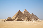 The Giza Pyramids  - The Giza Pyramids was a won of the wonders in the world