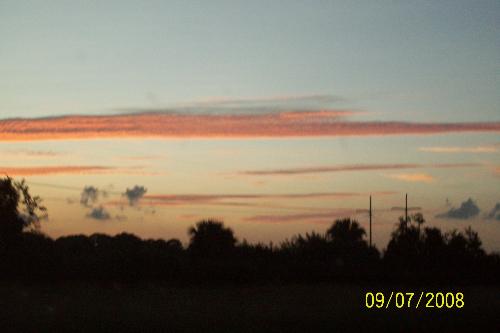 Sky - The sky Sunday night 09/07/08. Very Beautiful..