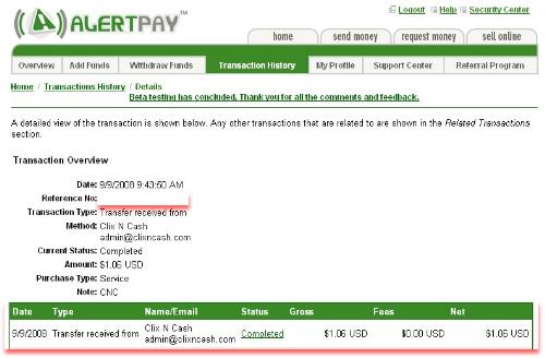 ClixnCash First Payout - i made my first cashout from clixncash after 2wks.
