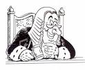 Picture of a judge - A judge sat in court.