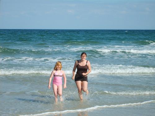 Daytona Beach - This is me with my niece at the beach