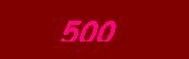 five hundred - my first 500th post