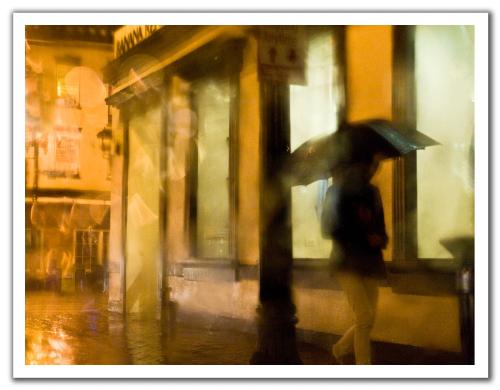raining - view