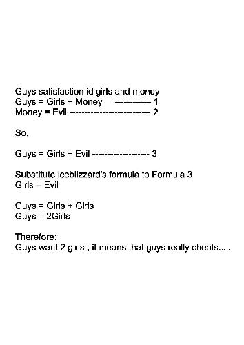 formula that guys cheat - just enjoy my simple derivation of formula... formula that guys cheat - just enjoy my simple derivation of formula...
