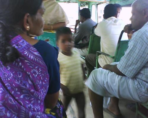 A begging child in a MTC bus - In T nagar Bus stand i saw a small child..he should be around 2 or 3 year old.even he dont know how to beg..simply he go and stand infornt of ppl.