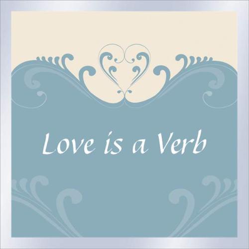 Love is a verb decal - I designed this decal, thinking it would look cute on a shirt or a hat. What do you think?