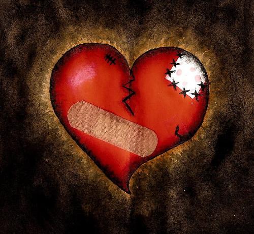 fixing a broken heart - it's amazing to know that no matter how big the wounds are, how painful the hurts it caused, and how hard it is to stitch the pieces together, the heart still manages to heal.. it takes time though but surely it will..
