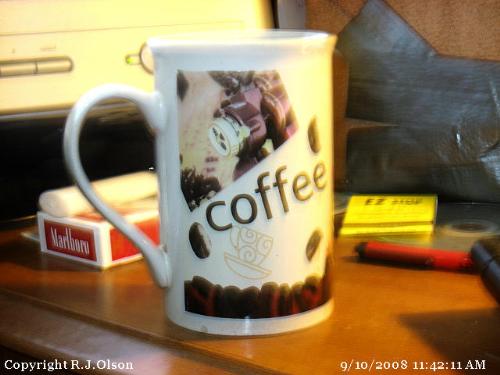 My Mug - Always a cupfull at my computer.