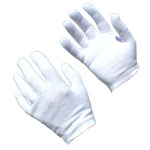 White cotton gloves - White cotton gloves to cover my hands when I have outbreaks of eczema.