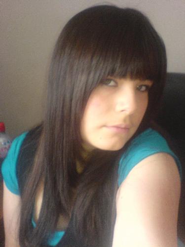 New Hair - this is me with my new hair, and the new colour of it  i quite like it actually :) lol