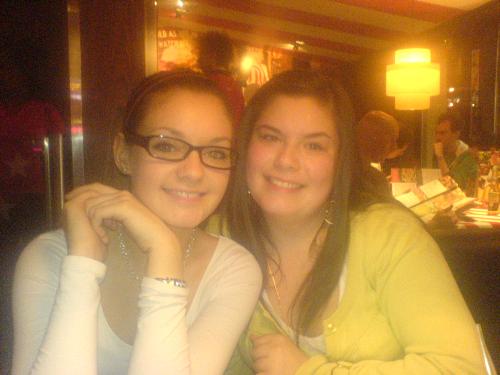 Me and my sister - me and my sister blare on her 18th birthday  love her to pieces :)
