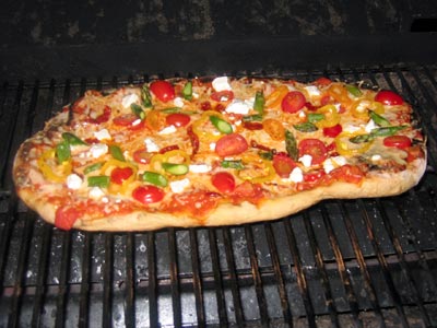 i love pizza - grilled pizza