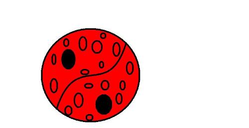ball - bright red ball