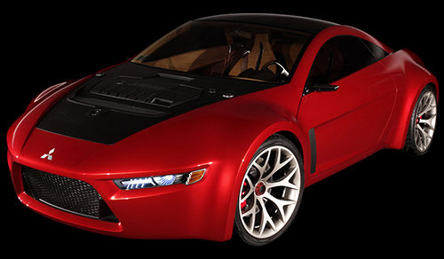 red car - one elegant sports car