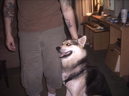 Max again! - His eyes are glowing! lol