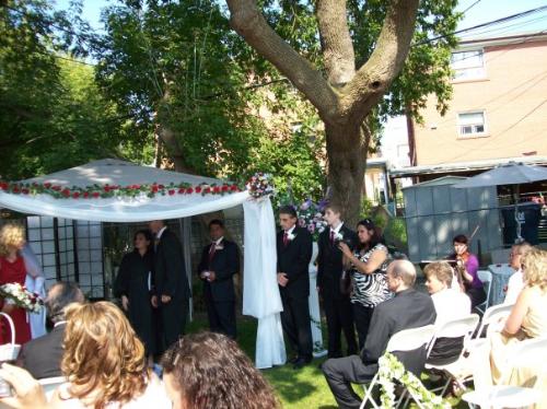 Our Wedding - Backyard Ceremony