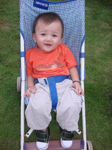 Baby Ramon - Cute baby Ramon is the 3rd son of my cousin from my mum side. They have a German roots. This is why this kid looks like he's from the western world.
