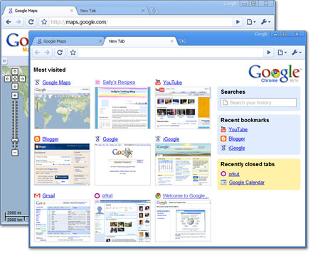 Google Chrome - The new web browser from Google.