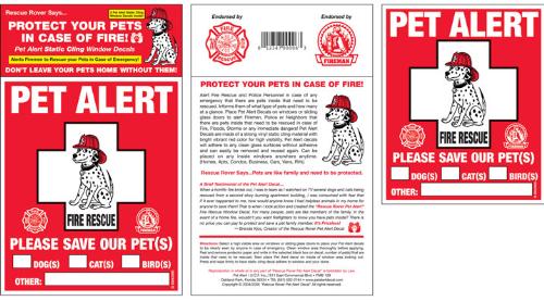 Pet Alert Decals - image of pet alert decals one can buy 