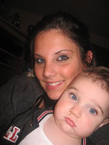 My daughter and her son  - This is my beautiful daughter Christina and her son David.. They are my heart!