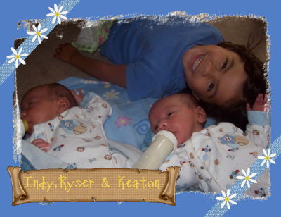 my babes - Indigo, Keaton and Ryser