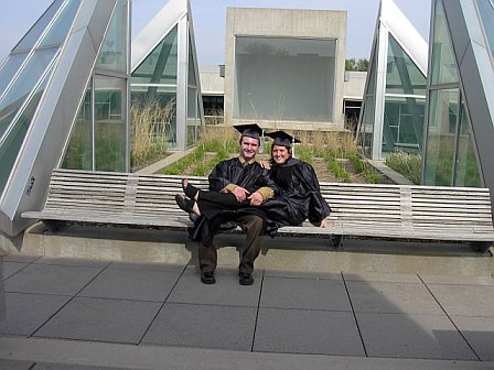 Graduation photo - Graduating from college