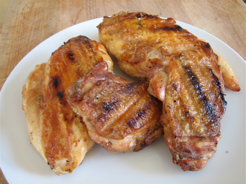 Grilled chicken - I love chicken and can eat it in any form..........even raw eheheheheheeeeeeeee