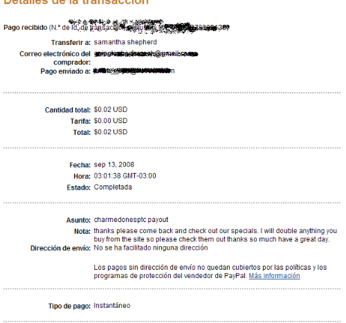 charmedonesptc payment proof - Just 2 cents =S