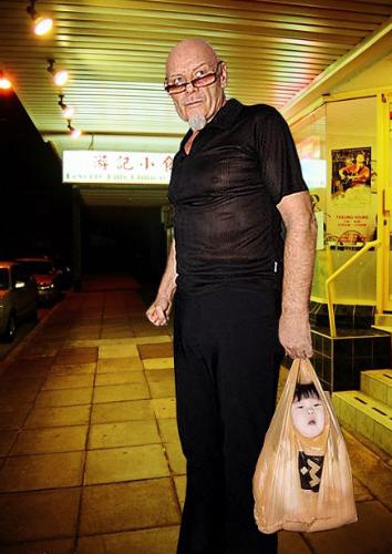 Gary does some shopping. - g f f df