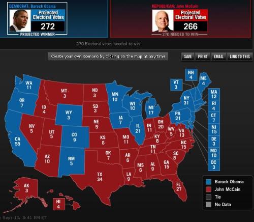 Election Projections - Election Projection 2008