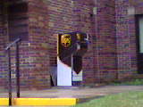 UPS box what will they come out with next - This is a ups box outside my bank