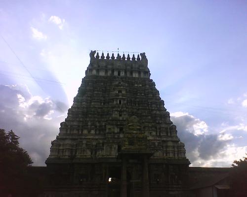 kanchi perumal temple - i took this photo in kanchipuram.using my mobile.