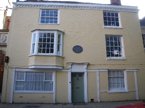 Jane Austen's home - The house where Jane Austen died, in Winchester.